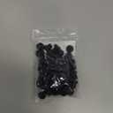 50PCS 1/4 inch / 6.5mm Black Silicone Rubber Plugs for Round Holes Soft Rubber Stopper Plug Assorted Sizes End Covers for Bottles Tubes Pipes