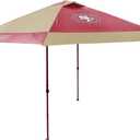 Logo Brands NFL 12x12 Solo Up Canopy - 144 Square Feet of Shade – One-Person Easy Setup, UV-50 Protection, Rolling Storage Bag – Perfect Tent for Tailgates and Outdoor Events