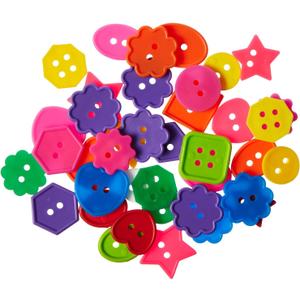 Roylco Inc. Bright Buttons, 1 Pound, Assorted