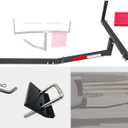 koxuyim Trailer hitches for Truck (2-in-1 Design Work with Pick Up Truck & SUV for Ladder, Rack, Canoe, Kayak, Long Pipes and Lumber) 70231 with Hitch Tightener Anti Rattle Stabilizer
