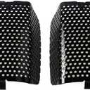 Motorcycle 1 Pair Front Caliper Brake Screen Inserted Covers Caliper Guards Caliper Brake Shield for Harley Touring, Road King, Electra Street Glide FLHT, FLHX & V-Road Models (Black)