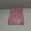 TEESHLY Bath Tub and Shower Mats, Non-Slip 39 x 16 Inch Extra Long Bathtub Mat, Machine Washable BathMat with Drain Holes, Suction Cups for Bathroom (Opaque Pink)