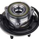 KUSATEC 515029 Front Wheel Bearing and Hub Assembly Compatible with for Ford F-150 2000 2001 2002 2003 2004/ Heritage 2004, 5 Lug Bolts w/ABS