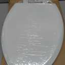 Mayfair NextStep2 Toilet Seat with Built-In Potty Training Seat, Slow-Close, Removable that will Never Loosen, Elongated, White