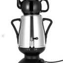 Electric Samovar Tea Maker, 3.2L Stainless Steel with 1.2L Porcelain Teapot