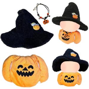 Doll Clothes Set for LABUBU, Clothes for Labubu, 17cm/15cm Dolls Outfit Set , Stylish Adorable Dolls Clothes Accessories (No Doll) (Halloween 1) PACK of 2