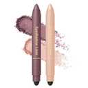 Perfect Color Duo-Shadow Liner 2-in-1 Eyeliner & Eyeshadow, Waterproof & Smudge-Proof Shadow Liner Duo, Effortless Smoky or Natural Eye Makeup(Smokeshow+ Gaze)