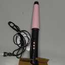 Remington CI9538 Pro 1"-1.5" Pearl Ceramic Conical Curling Wand, Digital Controls + 10 Heat Settings, Black/Pink