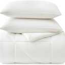 UGG Full/Queen Comforter Set – 3 Piece Luxury Reversible Plush Queen Bed Set with Down Alternative Fill, Soft Comforter Bedding Set with 2 Pillow Shams for Home & Bedroom Decor, White Snow (Corey)