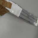 LazBlinds No Tools No Drill 1" Vinyl Mini Blinds, Cordless Blinds for Windows, Light Filtering Horizontal Window Blinds & Shades, 35 1/2" W x 48" H, Grey