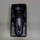 Rechargeable Electric Razor for Men: IPX7 Waterproof Shaver - 1.5H Fast Charge, 4D Flex Precision Blades with Pop-Up Trimmer - Gentle on Sensitive Skin, Travel-Friendly (Dusty Blue)