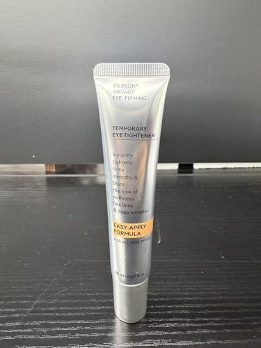 Instant Eye Tightener with Brush, Perfection Instant Firming Temporary Eye Tightener Cream for the Look of Fine Lines, Wrinkles & Puffiness, Easy-Wear Formula for All Skin Types