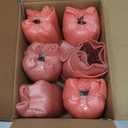 MyGift Mini Set of 6 Diamond-Faceted Clear Glass Bud Vases  Small Decorative Flower Vases for Table Centerpieces, Weddings, and Home Dcor