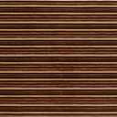Town & Country Basics Smooth Step Striped Low Profile Utility Kitchen Mat, Machine Washable, with Non-Slip Backing, Brown/Beige, 24"x35"