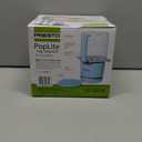 Presto 04811 PopLite My Munch Hot Air Popcorn Popper - Personal Sized, Built-In Serving Bowl, Compact Design, 8 Cups, Blue
