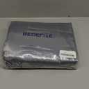 BEDELITE Satin Sheets Queen Size Bed Set, Luxury Soft Dark Grey Silky Sheets for Hair and Skin, Similar to Silk Bed Sheets Set 4 Pieces with 1 Deep Pocket Fitted Sheet, 1 Flat Sheet, and 2 Pillowcases