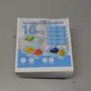 TAIHUIMY 8.4 OZ Reusable Snack Containers with Lids, New Double Compartment Condiment Snack Pack Containers for School lunch, Travel, Party (10)