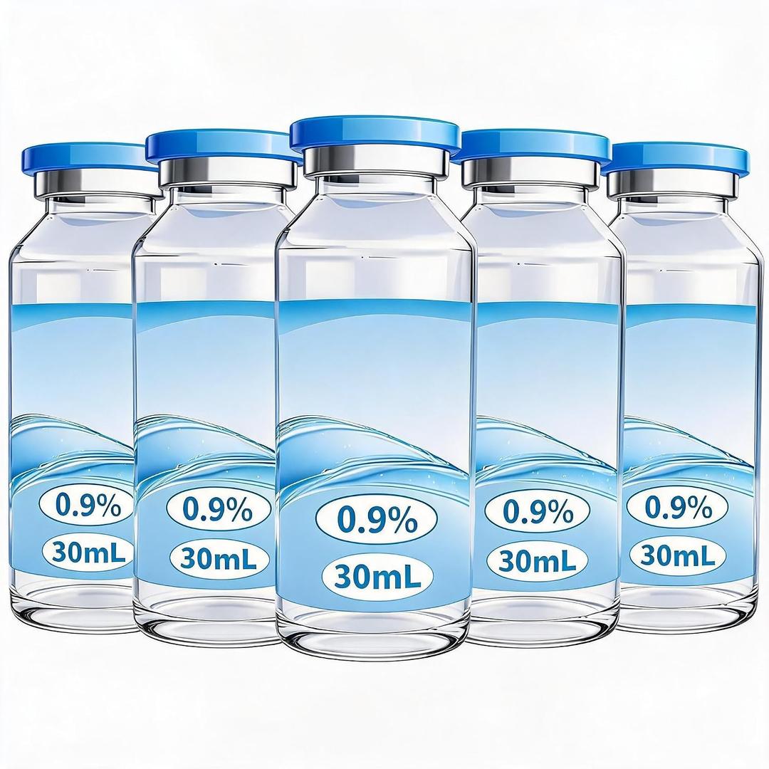 Reconstitution Solution Glass Bottle, 30 (mL) of 5 Pack