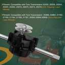 HQPASFY Transmission Axle Assembly Compatible with Toro Walk Behind Mowers, Lawn Mower Transmission, Replace# 121-9178, 115-4652