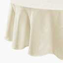 Elrene Home Fashions Caiden Elegance Damask Waterproof, Stain & Wrinkle Resistant Fabric Tablecloth, 70" Round, Ivory