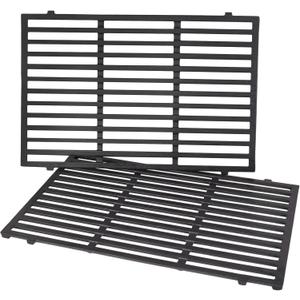 X Home 7638 Grill Grates Replacement for Weber Spirit 300 Series, E/S 310 & 320, Genesis Silver/Gold B & C Grill Replacement Parts, Cast Iron, 17.5 x 11.9 Inch, 2-Pack