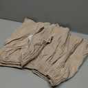 Biscaynebay Wrap Around Bed Skirts for Queen Beds 15" Drop, Light Camel Elastic Dust Ruffles with Adjustable Belts Silky Luxrious Fabric Machine Washable