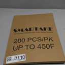 SMARTAKE 200 Pcs Parchment Paper Baking Sheets, 12x16 Inches Non-Stick Precut Baking Parchment, for Baking Grilling Steaming Bread Cup Cake Cookie and More (Unbleached)