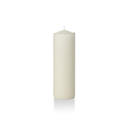6 Ivory Slim Round Pillar Candles and 3 Small Slim Round Pillar Candles