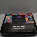 15.7" Portable DVD Player with 14.1" Large Screen Support, HDMI Input, 5 Hrs Rechargeable Battery, Sync TV/Projector, USB/SD, Region Free, Dual Speaker, Multiple Disc Formats, Black