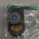 ID AVENUE Retractable Badge Holder 32" Fashionable Badge Reels Retractable for Office Workers Teachers Students Nurses with 360° Swivel Alligator Clip Cute Badge Reel (Razzle Dazzle Teal)