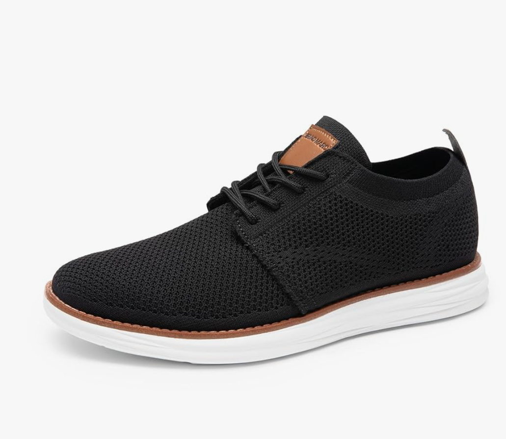 Bruno Marc Men's KnitFlex Breeze Mesh Sneakers Oxfords Lace-Up Lightweight Casual Walking Shoes 10.5
