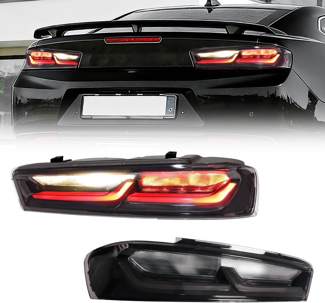 LED Tail Lights Compatible with Chevrolet Camaro 2016-2018