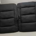 Wide Stadium Seats With Back Support 2 Pack, Exclusive "Sofa Style" Design Extra Thick Bleacher Chairs With Back and Cushion, 6 Reclining Positions - Ultimate Comfort for Sports Events (Black, 22.5")