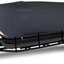 21-24Ft Boat Cover Trailerable Pontoon Heavy Duty Fabric Gray
