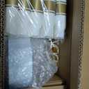 Sylans 700PCS Gold Dinnerware Set Disposable for 100 Guests