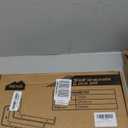 WEKIS 12 Inch Heavy Duty Floating Shelf Bracket, Wall Mounting Industrial Black Shelf Brackets, 1/5 Inch Thick Iron Metal Brackets for Shelves 6 Packs