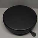 TASALON Rolling Stool - Adjustable Stool with Wheels - Soft Swivel Workbench - Desk Chair for Kitchen, Salon, Spa, Tattoo, Pedicure - Massage Salon Esthetician Chair  Black