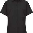 Red Kap Women's Standard Size Short Sleeve Industrial Work Shirt, 4XL 