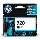 HP 920Black Ink Cartridge for HP Printers | Works with Printer Series: OfficeJet 6950, 6960; OfficeJet Pro 6960, 6970 | Eligible for Instant Ink | T6L98AN