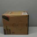 Kismile 5-in-1 Portable Glass Air Fryer, 2.6QT & 4.7QT Dual Glass Containers with Lids, 85% Less Oil, Compact Smart Air Fryer Oven for Deep Roast, Crisp, Keep Warm  Freezer & Dishwasher Safe (Black)