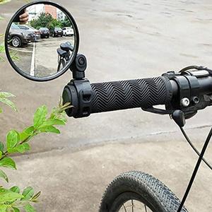 Bike Mirror, 360? Rotatable Mirrors for Handlebars, Wide Angle Convex Bike Mirrors Handlebar Rearview Mirror Bike Mirrors for Handlebar Mount Mountain Road Adult Bike Cycling(1pc)