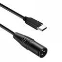 gotor USB c to XLR Male Audio Cable Adapter Type c to XLR Male Output Converter-3.3Feet