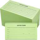 800 Pcs Raffle Ticket Sheets, Designated Field Entry Forms, Versatile for Drawing Entry Slips & Door Prizes for Collect Name Address Phone Number Email, 5.12'' x 2.76'' in(Green)