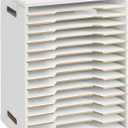 15 Tier Paper Organizer Storage for Sizes 16" x 13",Construction Paper Storage with Adjustable Shelves,Desktop File SorterStorage, Scrapbook Table Organizer for Home Office