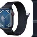 2023 Patented Milanese Loop Compatible with Apple Watch Band 38mm 40mm 41mm 42mm 44mm 45mm 49mm for Women Men, Magnetic Bands for iWatch Series 9 8 7 6 5 4 3 SE Ultra 2 1 (49mm/45mm/44mm/42mm,