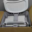 5 in 1 Foldable Baby High Chair,Convertible Highchair for Babies and Toddlers-Portable Infant Booster Seat,Carry Small Box,Dining Chair,Toddler High Chair with 5-Point Harness,Removable Tray-Grey