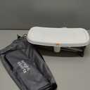 Bright Starts Pop 'N Sit Portable Booster, Indoor/Outdoor Use, Floor Seat with Feeding Tray, Grey, 6 Mos  3 Yrs