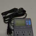 SENSTREE Digital Temperature Humidity Controller Pre-Wired Outlets for Mushroom, Reptile, Heating/Cooling On Outlet 1, Humidifier/Dehumidifier On Outlet2, Timer On Outlet 3