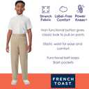French Toast Boys Pull-On Relaxed Fit School Uniform Pant (Standard & Husky) (14, Black)