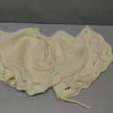 Mr. Pen- Christmas Tree Skirt 24 inches, Cream Knitted Christmas Skirt Tree, Xmas Tree Skirt